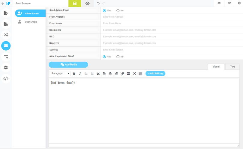 NEX-Forms - Managing Fields - Figure - 1