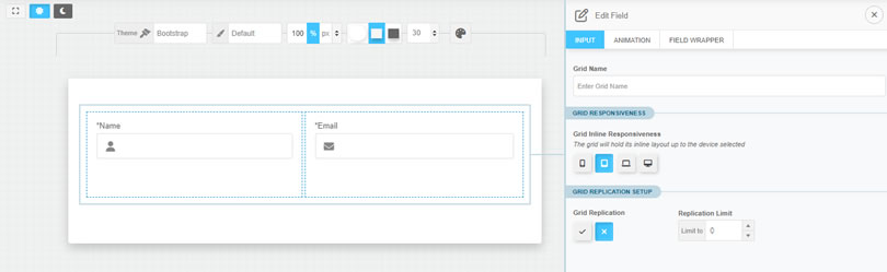 NEX-Forms - Managing Fields - Figure - 1