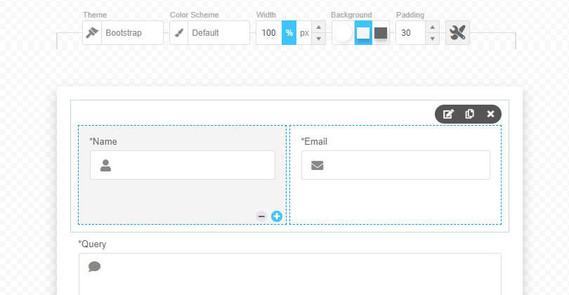 NEX-Forms - Managing Fields - Figure - 1