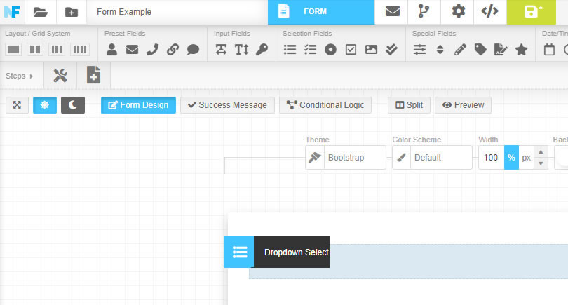 NEX-Forms - Form Fields and Elements - Dropdown Selects - figure - 1