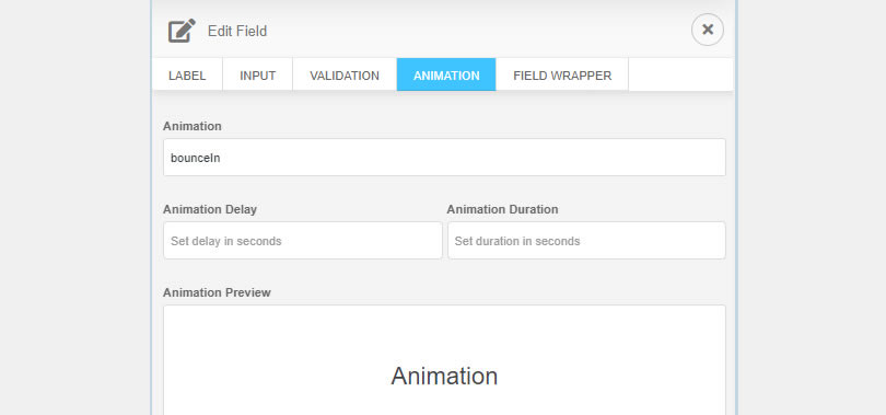 NEX-Forms - Field Animation Settings - Figure 3