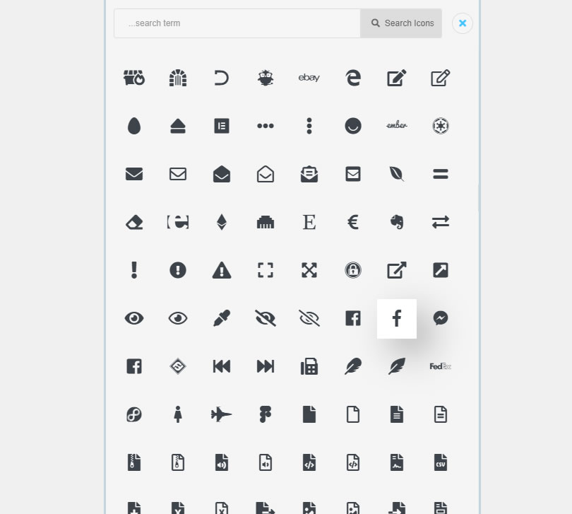 NEX-Forms - Form Fields and Elements - Icon Settings 3