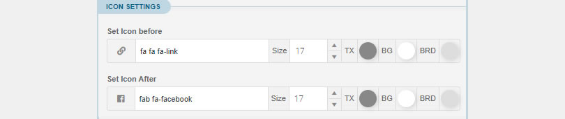 NEX-Forms - Form Fields and Elements - Icon Settings 1