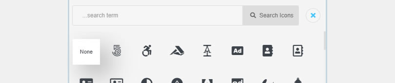 NEX-Forms - Form Fields and Elements - Icon Settings 3